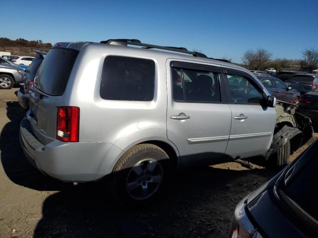 5FNYF4H51BB035062 - 2011 HONDA PILOT EXL SILVER photo 3