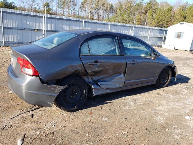 2HGFA1F57BH300926 - 2011 HONDA CIVIC LX GRAY photo 3