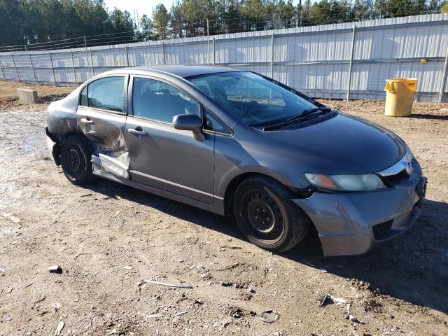 2HGFA1F57BH300926 - 2011 HONDA CIVIC LX GRAY photo 4