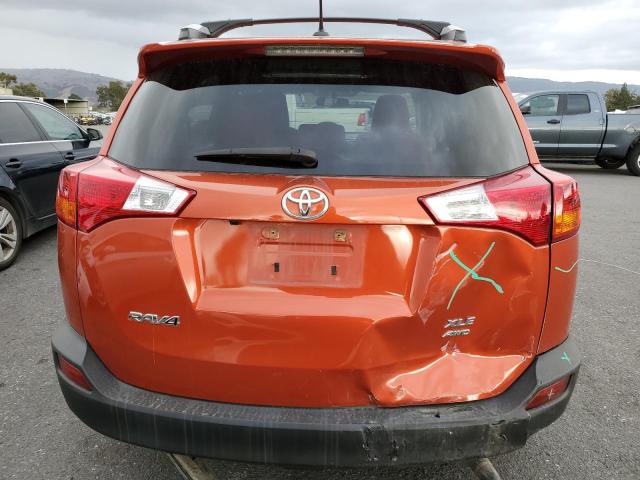 2T3RFREV8FW402769 - 2015 TOYOTA RAV4 XLE ORANGE photo 6