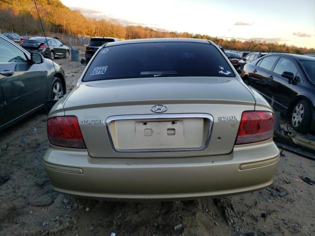 KMHWF25H53A857122 - 2003 HYUNDAI SONATA GL GOLD photo 6