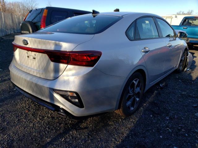 3KPF24AD1KE072753 - 2019 KIA FORTE FE SILVER photo 3