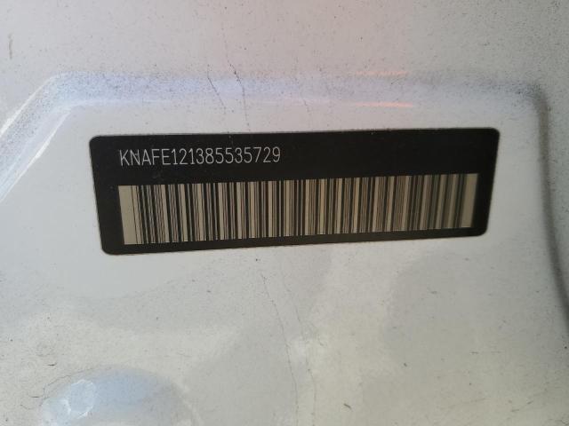 KNAFE121385535729 - 2008 KIA SPECTRA EX WHITE photo 12