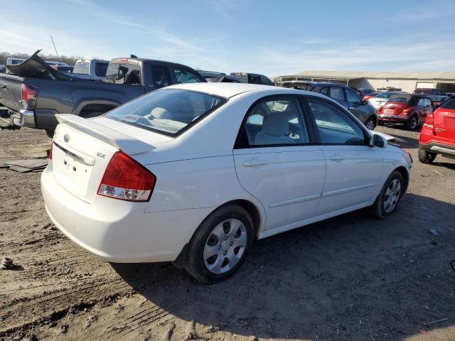 KNAFE121385535729 - 2008 KIA SPECTRA EX WHITE photo 3