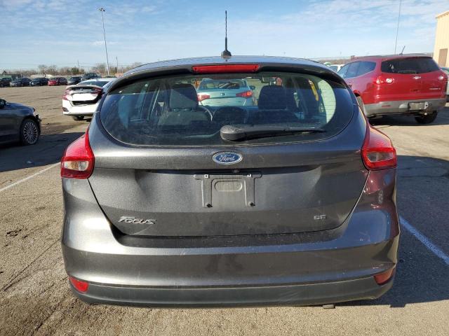 1FADP3K29HL267375 - 2017 FORD FOCUS SE GRAY photo 6