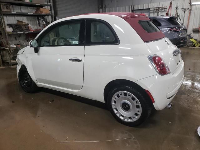 3C3CFFDRXCT154931 - 2012 FIAT 500 POP WHITE photo 2