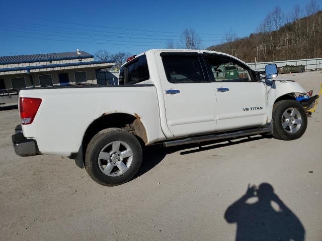 1N6BA07B67N242427 - 2007 NISSAN TITAN XE WHITE photo 3