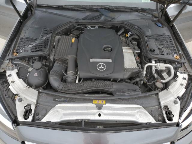 55SWF4JB6HU192441 - 2017 MERCEDES-BENZ C 300 GRAY photo 11