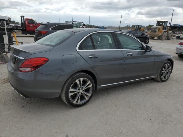 55SWF4JB6HU192441 - 2017 MERCEDES-BENZ C 300 GRAY photo 3