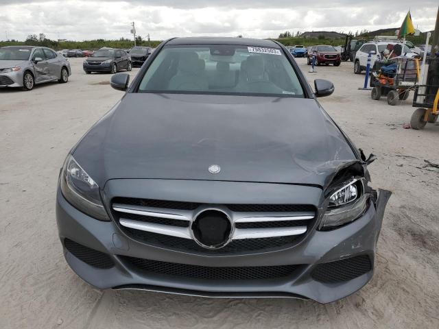 55SWF4JB6HU192441 - 2017 MERCEDES-BENZ C 300 GRAY photo 5