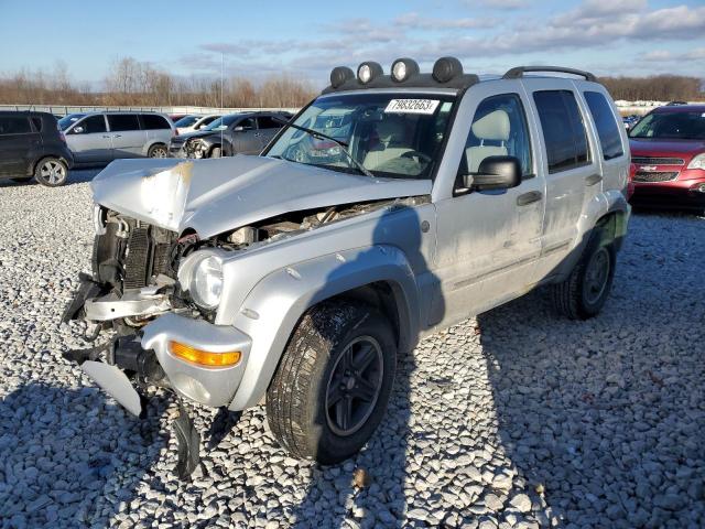 1J4GL38K64W240051 - 2004 JEEP LIBERTY RENEGADE SILVER photo 1