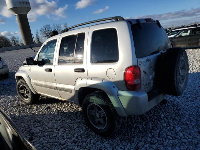 1J4GL38K64W240051 - 2004 JEEP LIBERTY RENEGADE SILVER photo 2