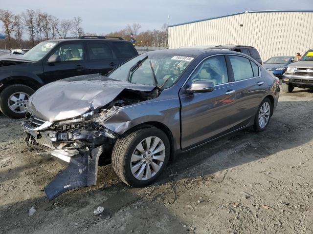 1HGCR2F85DA086726 - 2013 HONDA ACCORD EXL GRAY photo 1