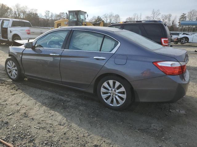 1HGCR2F85DA086726 - 2013 HONDA ACCORD EXL GRAY photo 2