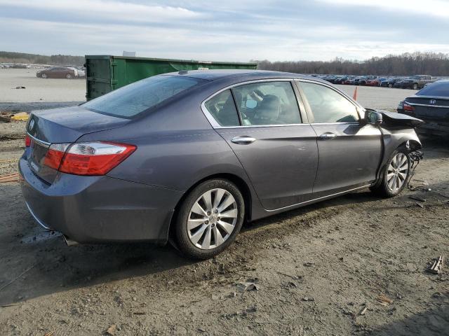 1HGCR2F85DA086726 - 2013 HONDA ACCORD EXL GRAY photo 3