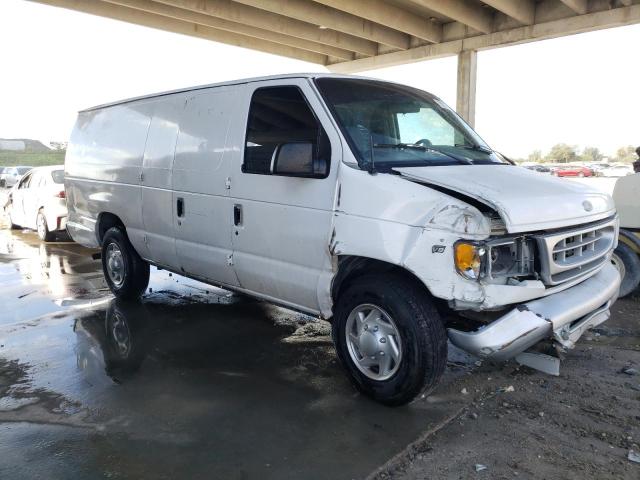 1FTNS24L91HA90994 - 2001 FORD ECONOLINE E250 VAN WHITE photo 4