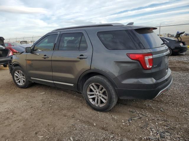 1FM5K7DH5HGD16596 - 2017 FORD EXPLORER XLT CHARCOAL photo 2