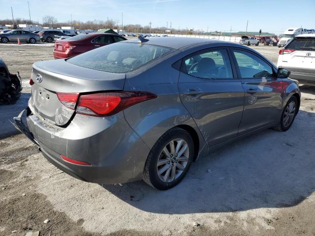 5NPDH4AEXEH515657 - 2014 HYUNDAI ELANTRA SE GRAY photo 3