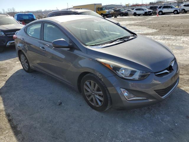 5NPDH4AEXEH515657 - 2014 HYUNDAI ELANTRA SE GRAY photo 4