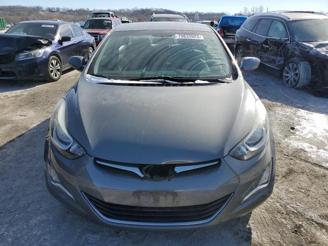 5NPDH4AEXEH515657 - 2014 HYUNDAI ELANTRA SE GRAY photo 5