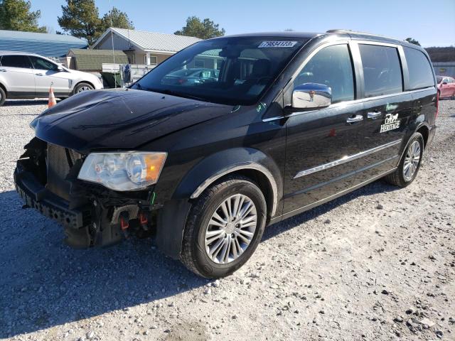 2C4RC1CG6DR509504 - 2013 CHRYSLER TOWN & COU TOURING L BLACK photo 1