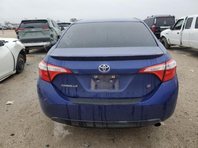 5YFBURHEXEP002952 - 2014 TOYOTA COROLLA L BLUE photo 6