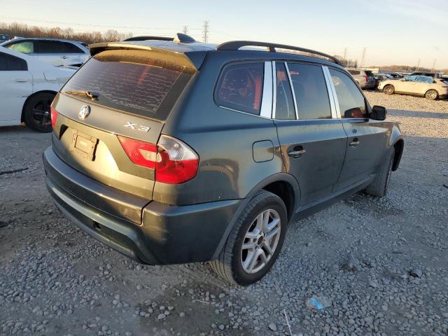 WBXPA93476WD33046 - 2006 BMW X3 3.0I GREEN photo 3