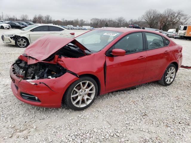 1C3CDFBAXDD310170 - 2013 DODGE DART SXT RED photo 1