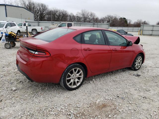 1C3CDFBAXDD310170 - 2013 DODGE DART SXT RED photo 3