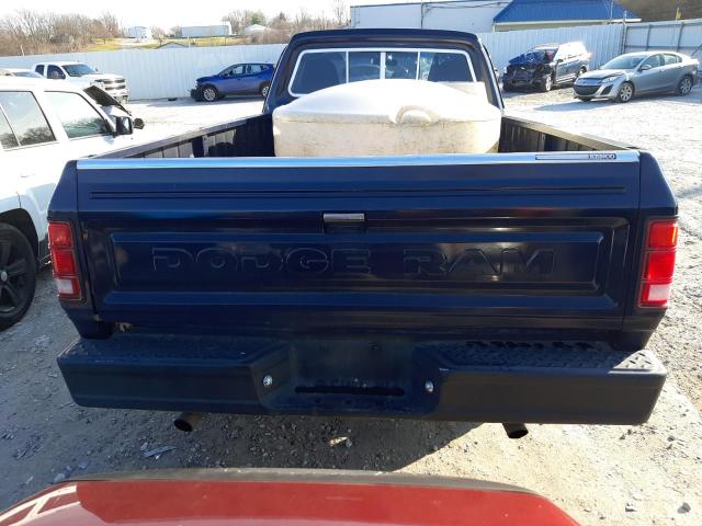 1B7FD14H0DS413194 - 1983 DODGE D-SERIES D150 BLUE photo 6