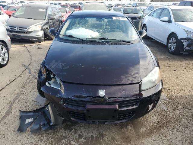 1B3EL36X83N590184 - 2003 DODGE STRATUS SE PURPLE photo 5