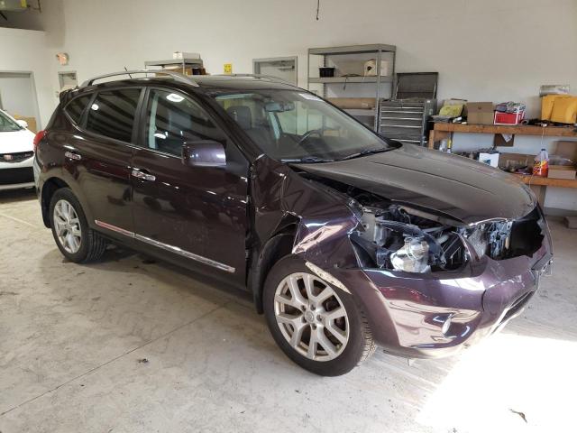 JN8AS5MV9BW277588 - 2011 NISSAN ROGUE S PURPLE photo 4