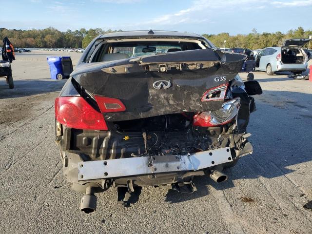 JNKBV61E78M226160 - 2008 INFINITI G35 BLACK photo 6