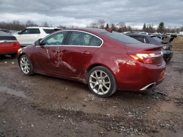 2G4GU5GX0H9154580 - 2017 BUICK REGAL GS RED photo 2