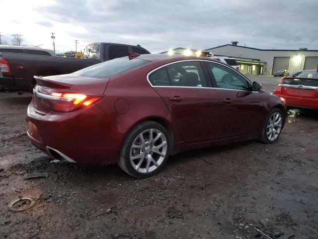 2G4GU5GX0H9154580 - 2017 BUICK REGAL GS RED photo 3
