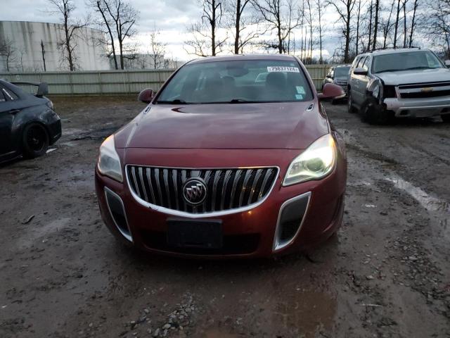 2G4GU5GX0H9154580 - 2017 BUICK REGAL GS RED photo 5