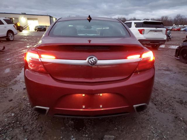 2G4GU5GX0H9154580 - 2017 BUICK REGAL GS RED photo 6