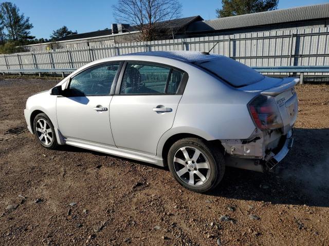 3N1AB6AP7CL675528 - 2012 NISSAN SENTRA 2.0 SILVER photo 2