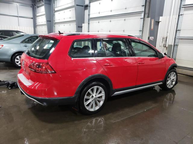 3VWH17AU3HM527305 - 2017 VOLKSWAGEN GOLF ALLTR S RED photo 3