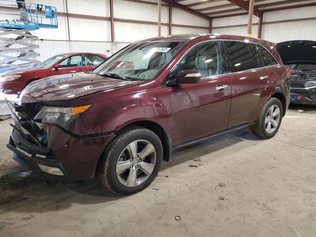 2HNYD2H65AH518978 - 2010 ACURA MDX TECHNOLOGY BURGUNDY photo 1