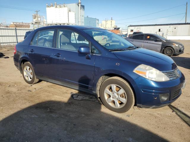 3N1BC11EX8L431382 - 2008 NISSAN VERSA S BLUE photo 4