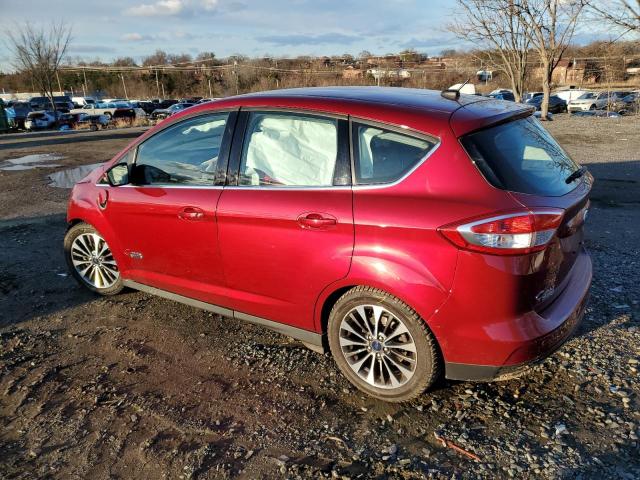 1FADP5FU7HL100746 - 2017 FORD C-MAX TITANIUM RED photo 2