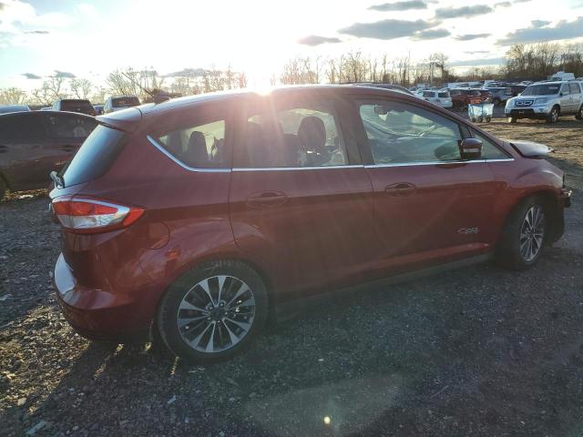 1FADP5FU7HL100746 - 2017 FORD C-MAX TITANIUM RED photo 3