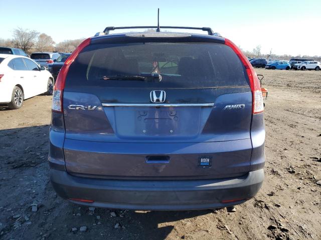 JHLRM4H57CC029178 - 2012 HONDA CR-V EX BLUE photo 6