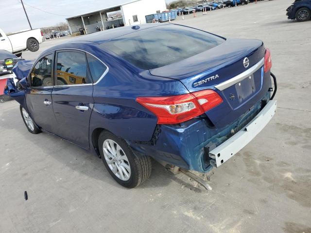 3N1AB7AP7KY243867 - 2019 NISSAN SENTRA S BLUE photo 2