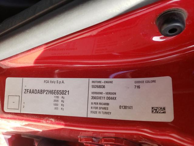 ZFAADABP2H6E65021 - 2017 DODGE NEON RED photo 12