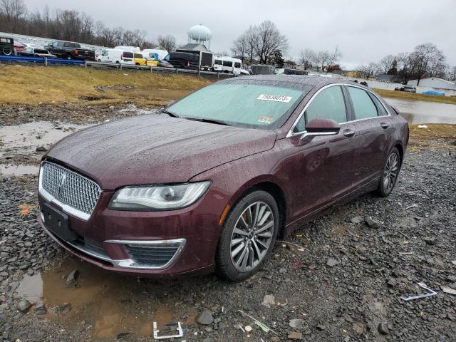 3LN6L5D90HR664314 - 2017 LINCOLN MKZ SELECT BURGUNDY photo 1