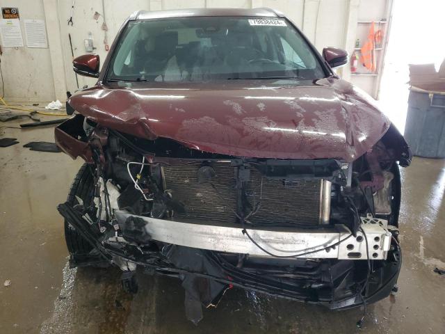 5TDKZRFH4KS370030 - 2019 TOYOTA HIGHLANDER SE MAROON photo 5