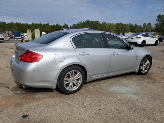 JN1CV6AP5DM722210 - 2013 INFINITI G37 BASE SILVER photo 3