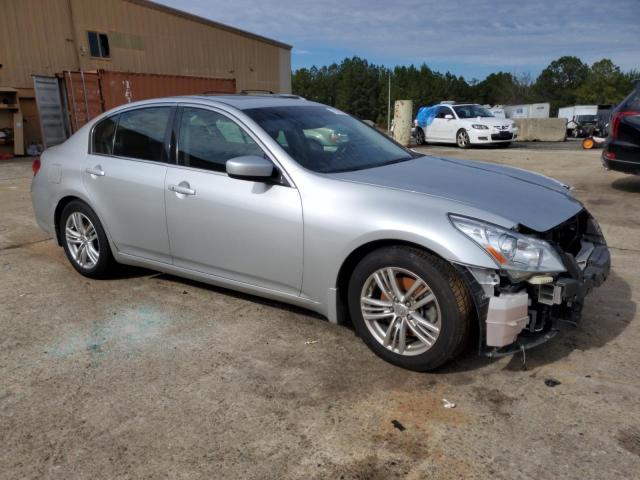 JN1CV6AP5DM722210 - 2013 INFINITI G37 BASE SILVER photo 4